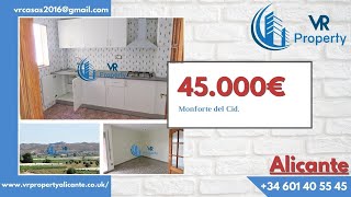 Flat for sale in a valley of Alicante, Monforte del Cid.