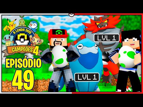 Minecraft A Lenda dos Campeões 4 #49 - Só Vale Pokémon Level 1 [Pixelmon]