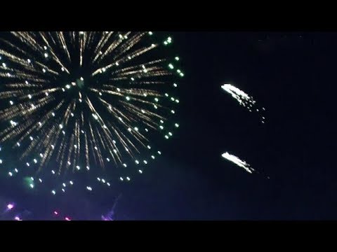 AZZA & SONNY OF AZAEROSPORTS RC DISPLAY TEAM NIGHT / PYROS FLIGHT AT WESTON - 2017