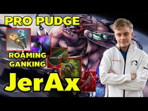 JerAx Pudge 'How to be a Professional' ROAMING AND GANKING Style