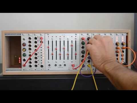 Ladik D-333 CV drum pattern and as wavetable VCO extension