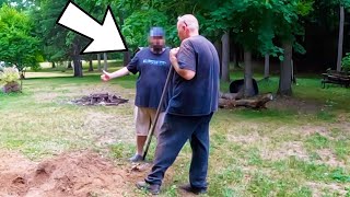 ANGRY Male CONFRONTS ME while I was helping Grandpa with his Yard