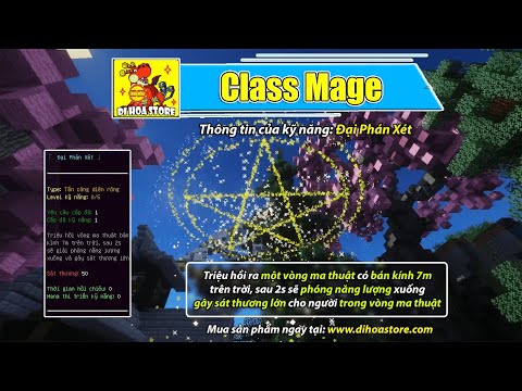 Class Mage - Skill and Class of SkillAPI for Server Minecraft