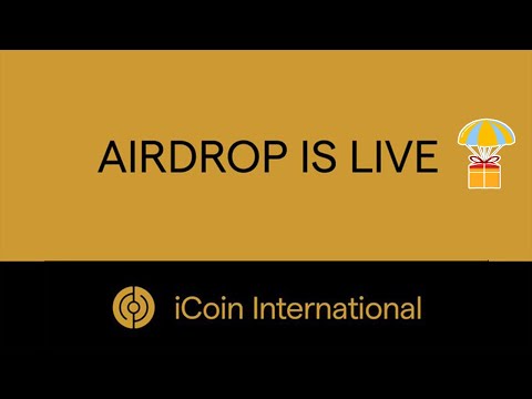 Ganhe U$16 Dólares no Airdrop Bot iCoin ! Muito Fácil .