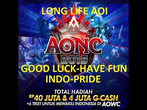 🔴 Live Streaming AOI. congrat pemenang AONC 2019, INDO-PRIDE AOWC 2019