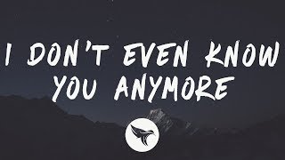 Netsky - I Don’t Even Know You Anymore (Lyrics) ft. Bazzi, Lil Wayne