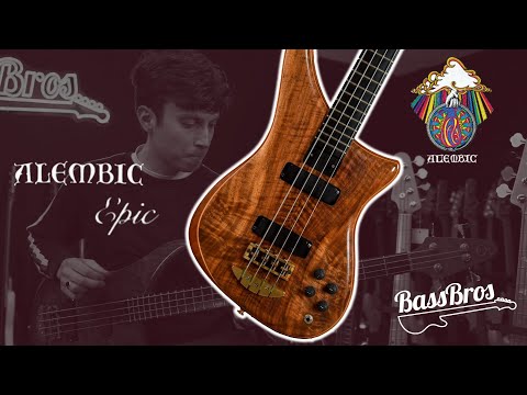 Alembic 4-String EPIC Bass 1996 - Natural Top - RARE image 7