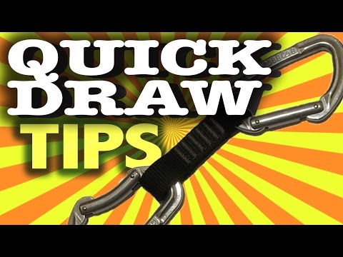 Rock Climbing Techniques — Using quickdraws and carabiners to avoid epic falls with proper safety