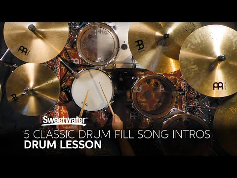 5 Classic Drum Fill Song Intros 🥁 | Drum Lesson