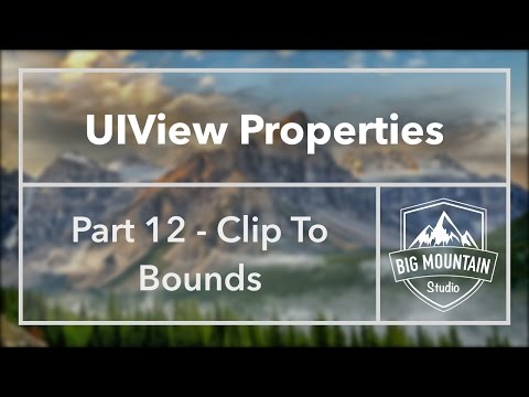 UIView Properties Part 12 - Clip To Bounds/clipsToBounds (iOS, Xcode 8)