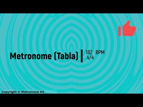 182 BPM 4/4  (Tabla) Metronome