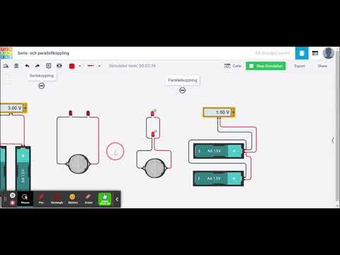 Tinkercad Circuits Avsnitt 4   Serie  och parallellkoppling