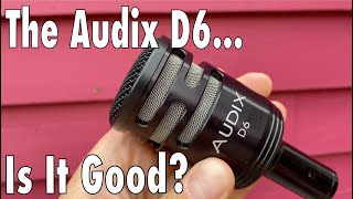 Video thumbnail for Audix D6 Mic Review by Fuzzywallz Mastering