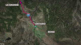 I-84 closed in eastern Oregon from Ontario to La Grande