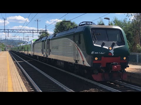 NCL Piedimonte Villa S.Lucia Acquino - Bologna San Donato E464.023/025 + ETR 521 - S1 015/016