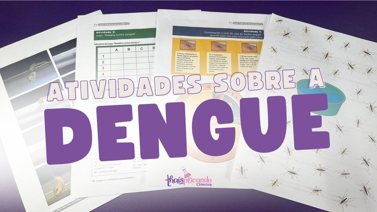 4 Atividade lúdicas sobre a DENGUE: Ensino Fundamental 2 e Médio