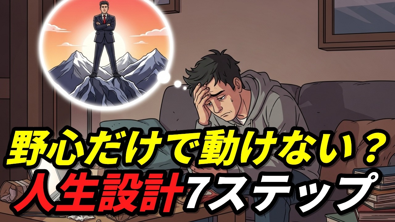 野心はデカいのに超怠け者な人へ、人生を変える7ステップ