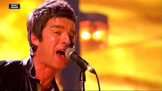 Noel Gallagher ft Chris Martin - AKA... What a Life!  (Brit Awards 2012) Remastered 720p 50fps