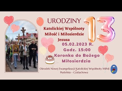 Koronka do Bożego Miłosierdzia. Transmisja Online Czatachowa.  05.02.2023 r. Godz.15:00