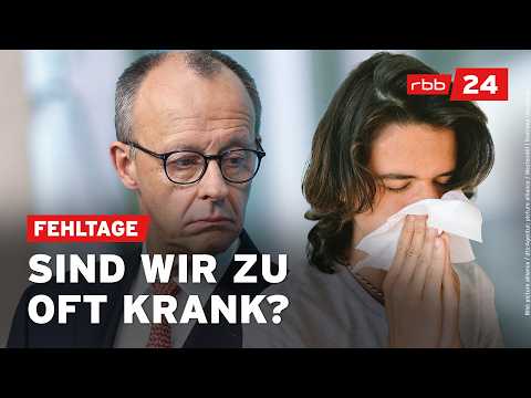 Zu viele Krankentage: Bundeskanzler Merz stellt telefonische Krankschreibung infrage