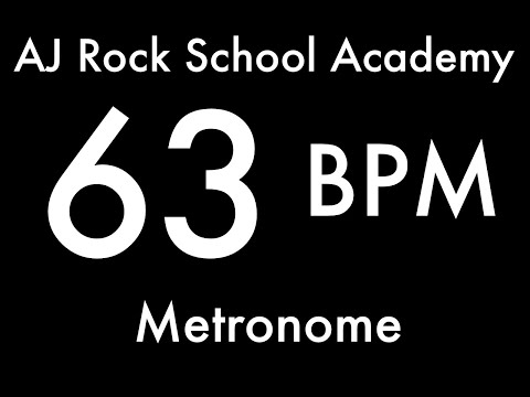 63 BPM Metronome   1 Hour