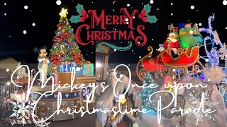Mickey’s Once Upon a Christmas Parade 2022 ~ feat. The rock/paper/scissors kid~