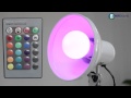 5W RGB LED Bulb 16 Colors 4 Changing Mode ...