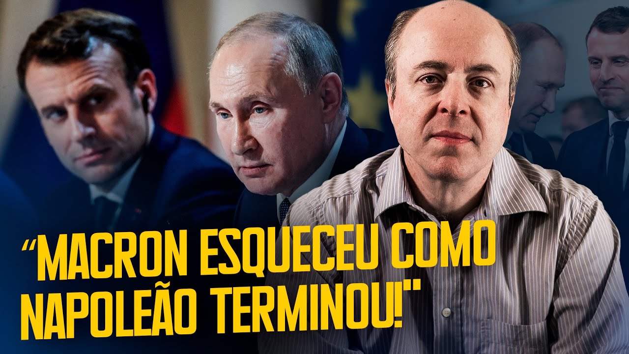 MACRON e PUTIN trocam FARPAS em meio à TENSÃO EUROPEIA!