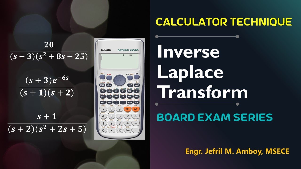 Inverse Laplace Transform | Calculator Technique