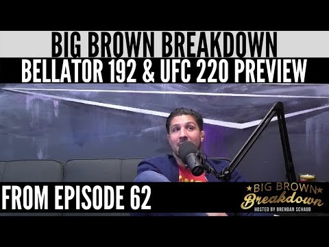 Brendan Schaub's Bellator 192 and UFC 220 Preview