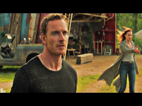 Magneto vs Jean Grey - Chopper Fight Scene. | Dark Phoenix (2019)