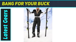 Zwurew Womens Winter Ski Suit: Conquer the Slopes in Dazzling Comfort!