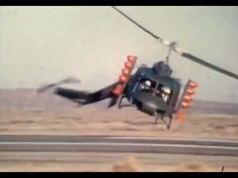 Bell UH-1 Huey Crash (with sound effect)