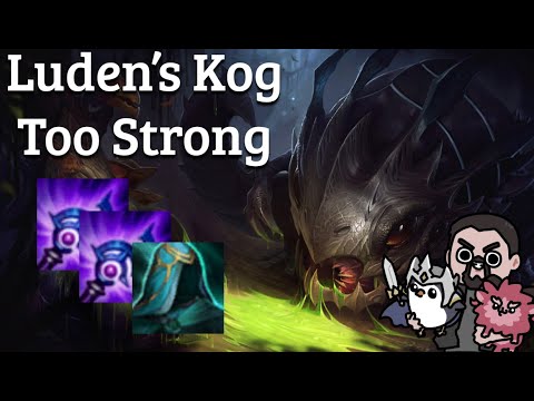 Kog'maw with Luden's is going to be strong in 10.2