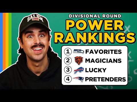 Our NFL Divisional Round Playoff Power Rankings
