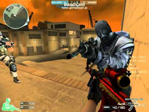 クロスファイアMiniUZIとAK47REDScopeを使ってヒーローモードをしてみたその2