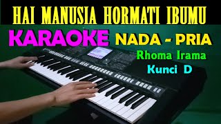 Download lagu KERAMAT Rhoma Irama KARAOKE Nada Cowok Pria HD... mp3