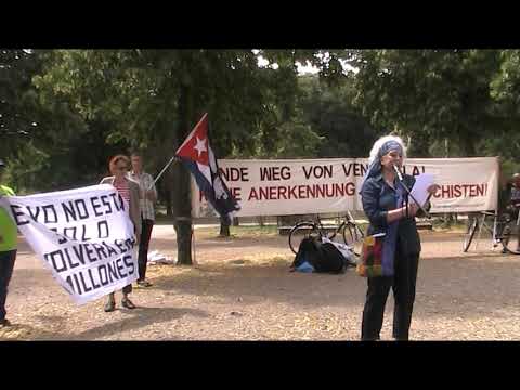 Video Thumbnail: #NoMasBloqueo Berlin 4.Juli Frente Unido Latino America / Telma Rinkes #HaendewegvonVenezuela