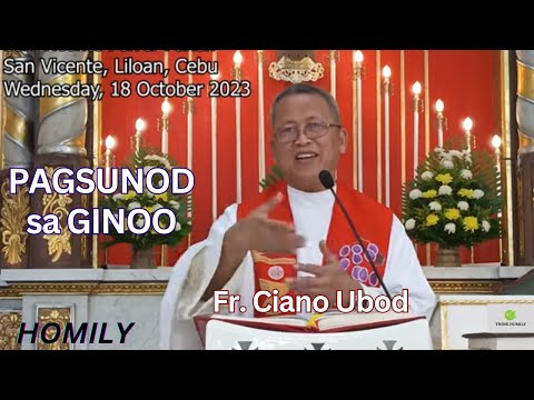 Fr. Ciano Ubod Homily - Unsay Nakalisod sa Pagsunod sa Ginoo?
