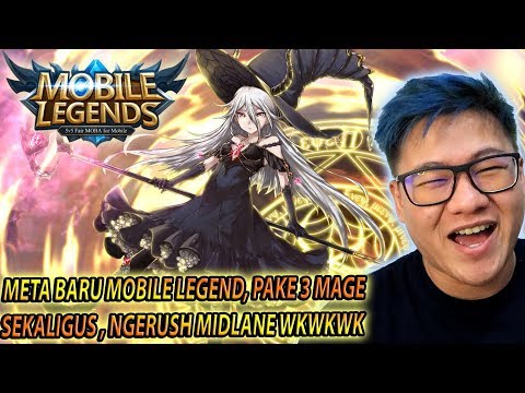 BUKAN TRIO PUBLIC, ORANG2 INI NGEPRANK PAKE 3 MAGE WKWKWK - MOBILE LEGEND INDONESIA