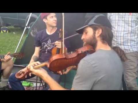 Sally Johnson - Luke & AJ fiddles - Mt Airy Fiddlers Convention 2016