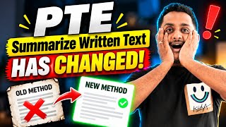 PTE Summarize Written Text HAS CHANGED! 🚨 New Method You MUST Know!