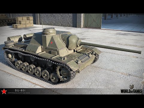 WoT Console PS5 🥇🇷🇺SU-85I (SFOR) TosainuCZE - 3 Kills 2.2K Damage Review