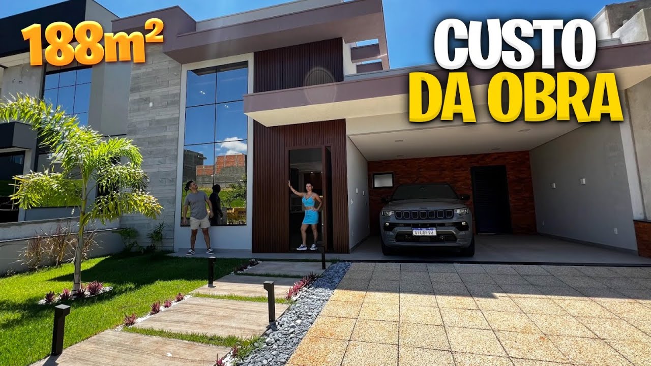 Quanto gastamos para construir nossa casa de 188m² (Custo total)