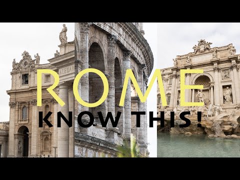KNOW THIS BEFORE you go to ROME - Travel Guide | Travel Tips| Rome, Italy