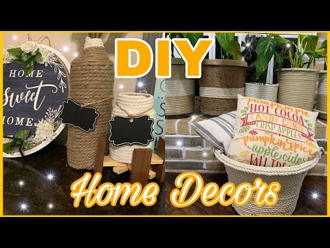 DOLLAR TREE DIY PLANTERS | SIMPLE HOME DECORATIONS | FROM TRASH TO MODERN STYLES!