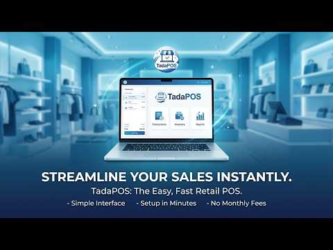TadaPOS - Simple POS 공식 영상 미리보기