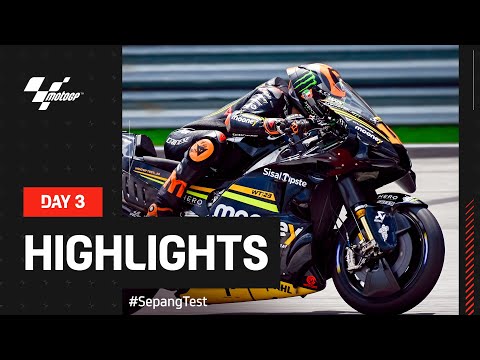 MotoGP2023 セパンオフィシャルテストのDay3ハイライト動画
