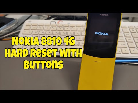 How to Hard Reset Nokia 8110 4G, Delete Phone Lock.