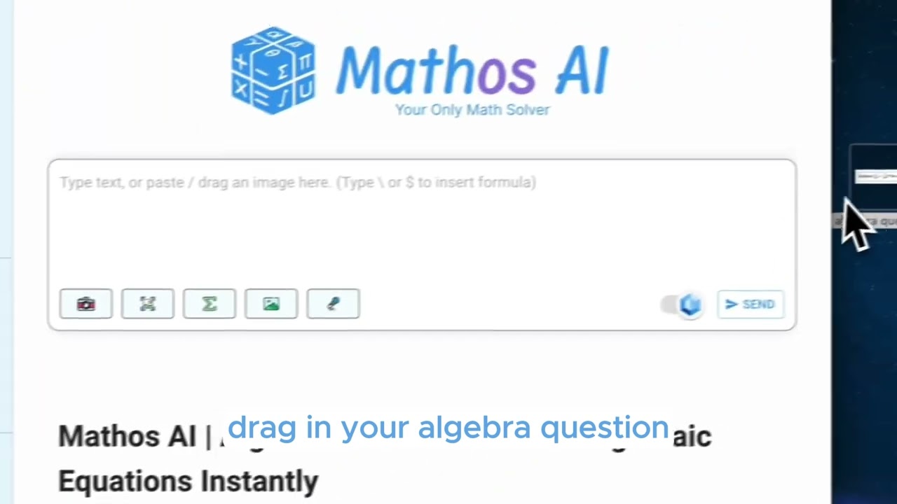 Tutorial - Mathos AI Algebra Calculator